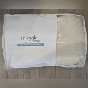 Snuggle me infant lounger with cream removable cover